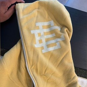 Eric Emanuel mustard yellow zip hoodie worn once